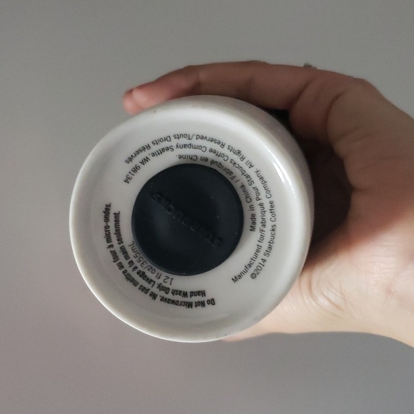 Starbucks 2014 gold and jewels ceramic tumbler 14 oz - Picture 6 of 9